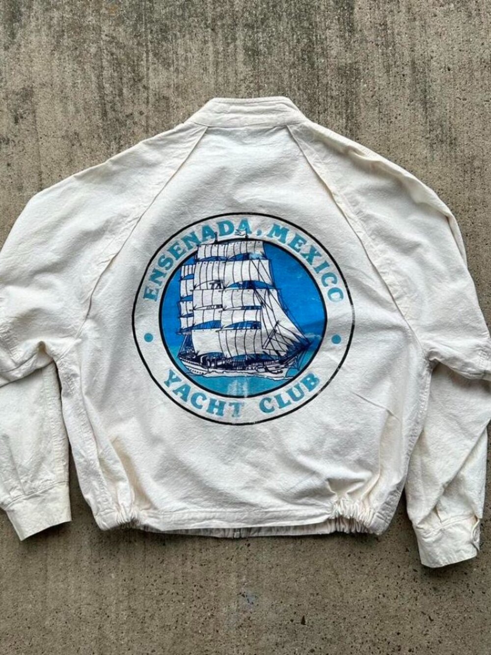 Vintage Ensenada Mexico Yacht Club Sailing Windbreaker
